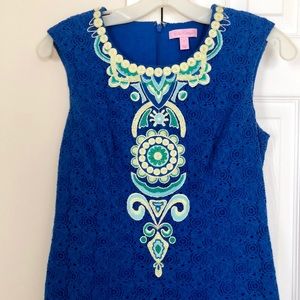 Lilly Pulitzer Embroidered Eyelet Dress
